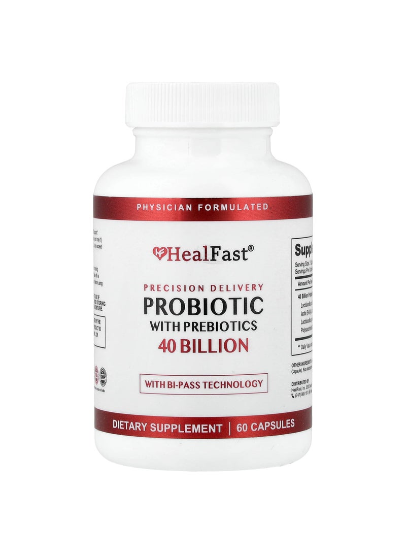 Probiotic With Prebiotics, 60 Capsules